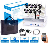 10CH 5MP/2K HD Wifi NVR KIT with 8pcs 3MP Bullet Wireless IP Mic Camera with 1TB Hardisk System Wireless NVR Kit P2P Outdoor IR Night Vision SecuritVisit the tomvision Store