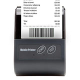 Rongta Mobile Bluetooth Receipt Printer, Mini Portable Thermal POS Printers 58MM for ESC/POS, Compatible with Android/Windows, DO NOT Support Square/iOS/ipad/iPhone, RPP02N (Black)