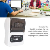 Bluetooth Receipt Printer, 58mm Mini Cordless Invoice Bill POS Printer, Mobile Thermal Printer for Retail Store Restaurant Businesses, Bill Paper Printer for Android for