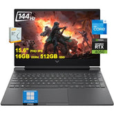 HP Victus Gaming Laptop | 15.6" FHD IPS 144Hz | Intel 8-core i5-13420H (>i7-12650H) | 16GB DDR4 512GB SSD | GeForce RTX 4050 6GB | Backlit USB-C B&O Fast Charge Win11Pro w/DLCA Accessory(Upgraded)