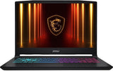 MSI KATANA 15HX GAMING 14th Gen i7-14650HX, 16GB DDR5 RAM, 1TB SSD, 15.6’’ (QHD, 2560x1440) 165Hz, NVIDIA RTX 5070/8GB Graphic, 4-ZONE RGB BACKLIT KEYBOARD, BLACK, WINDOWS 11, ENG KB