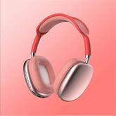Wireless Over-Ear Headphones, Modern Design, 5 Colours - Mint Green, Pink, Blue, Black (Pink)
