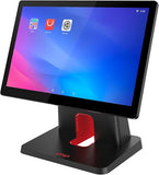 iMin D3 (Premium) Android POS Machine, 15inch Display, Cortex-A17 1.6GHz, 16GB ROM + 2GB RAM, Wifi, BT, USB Android 7.1 OS, UK Adapter, Black | D3-504 (Single Screen)