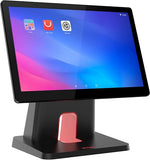 iMin D3 (Premium) Android POS Machine, 15inch Display, Cortex-A17 1.6GHz, 16GB ROM + 2GB RAM, Wifi, BT, USB Android 7.1 OS, UK Adapter, Black | D3-504 (Single Screen)