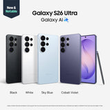 Samsung Galaxy S26 Ultra, Unlocked Android Smartphone, 512GB, Cobalt Violet