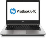 HP (Refurbished) PROBOOK 640 G1 14" LAPTOP INTEL CORE i5-4200M 4th GEN 25GHZ WEBCAM 8GB RAM 256GB SSD Windows 11
