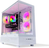 Gaming PC Bundle - Intel Core i5-12400F | RTX 3050 6GB GPU | 16GB DDR4 RAM | 1TB NVMe SSD | Air Cooler | H610 MB | 500W 80+ PSU | 24" Monitor, KYB, Mouse + Headphones | WiFi/BT/Win11 Pro