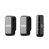 RØDE Wireless Micro - Compact Wireless Microphone, Two Mics with Charge Case for Smartphone Content Creation - USB-C, Black