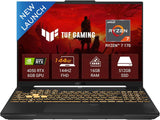ASUS TUF Gaming A16 (2026) FA607NUQ-RL Gaming Laptop AMD Ryzen 7 170 Processor 16GB DDR5 RAM 512GB SSD 16" WUXGA 144Hz Display NVIDIA GeForce RTX 4050 6GB GDDR6 RGB Backlit Keyboard Mecha Gray