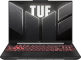 ASUS TUF (Upgraded) Gaming A16 Laptop, 16" FHD+ 144Hz Display, AMD Ryzen 7 7445HS, 32GB DDR5 RAM, 1TB PCIe 4.0 SSD, NVIDIA GeForce RTX 4050 6GB, English/Arabic 1-Zone RGB Keyboard, Win 11, Mecha Gray