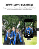 Hollyland LARK A1 Combo Wireless Microphone for iPhone & Android, Pure Sound, 3-Level Intelligent Noise Cancellation, Magnetic Mini Microphone for Vlogging, YouTube, Podcast, TikTok (Black Version)