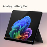 Microsoft Surface Pro (11th Edition - 2024), Copilot+PC, 2 in 1, 13'LCD upto 120Hz Display, Snapdragon X Plus, Qualcomm Hexagon with 45 TOPS NPU, Qualcomm Adreno GPU, 16GB RAM, 512GB SSD, Black