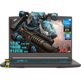 MSI Thin 15 Gaming Laptop 15.6" FHD IPS 144Hz Intel Octa-core i5-13420H (Beats i7-11800H) 16GB RAM 512GB SSD GeForce RTX 4050 Backlit USB-C Win11Pro w/ICP Hub(Upgraded)