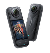 Insta360 X5 - Waterproof 8K 360° Action Camera, Leading Low Light, Invisible Selfie Stick Effect, Rugged and Replaceable Lens, 3-Hour Battery, Triple AI Chip Design, UAE Version