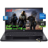 acer Nitro V 15 Gaming Laptop | 15.6" FHD IPS 144Hz | Intel 10 - core i7 - 13620H | 32GB DDR5 1TB SSD | GeForce RTX 4060 | Backlit USB - C Win11Pro w/DLCA Accessoryacer