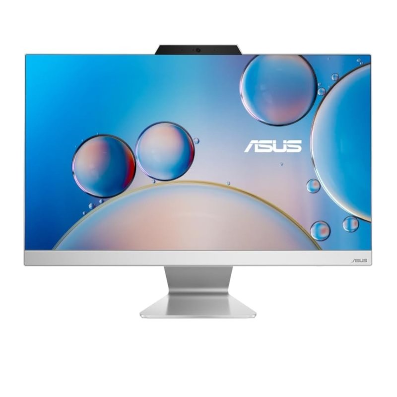 ASUS 2024 Newest White All in One 24inch Desktop 13th Gen Intel i7 processor 16GB DDR 5 RAM with 1TB NVMe SSD WINDOWS HOME and ENG - ARABIC keyboard & MouseASUS