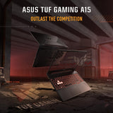 ASUS TUF Gaming A15 FA506NCR - HN044W AMD R7 - 7435HS/16GB RAM/512GB SSD/NVIDIA GeForce RTX 3050 4GB/15.6 FHD(1920x1080) 144Hz/Windows11 Home/1 - Zone RGB/Eng - Arb Keyboard - Graphite BlackVisit the Asus Store