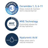 CeraVe Moisturizing Cream | 48H Body and Face Moisturizer for Dry to Very Dry Skin with Hyaluronic Acid and Ceramides | Fragrance Free | 16Oz, 454 gVisit the CeraVe Store