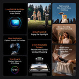 DJI Osmo Pocket 3 Creator Combo Gimbal Stabilizer with 1′′ CMOS & 4K/120fps Video, 3 - Axis Stabilization Bundle with 10" Hard EVA Case, 64GB Memory Card and 2 YR CPS Enhanced Protection PackVisit the DJI Store