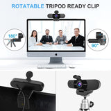 EMEET 1080P Webcam with Microphone, C960 Web Camera, 2 Mics Streaming Webcam, 90°FOV Computer Camera, Plug and Play USB Webcam for Online Calling/Conferencing, Zoom/Teams/Facetime/YouTube, Laptop/PCVisit the EMEET Store