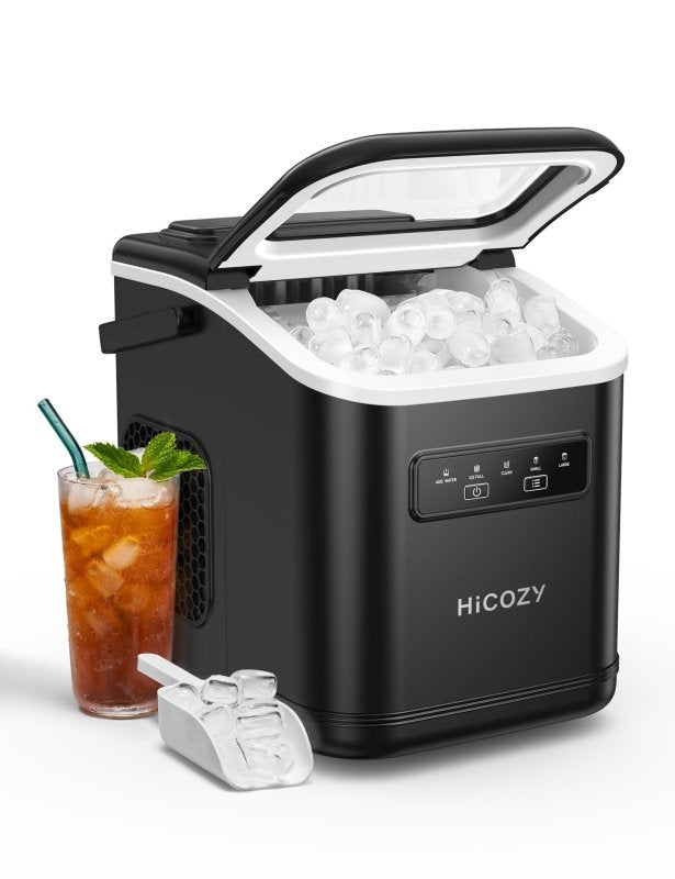 Hicozy Ice Maker Machine, Different Sizes of Bullet Ice for HomeVisit the Hicozy Store