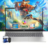 HP 15.6" Touchscreen | 12th Gen Intel i5 - 1235U (Beats i7 - 8700) | 32GB RAM | 1TB SSD | Iris Xe Graphics | Win 11 Pro | Fast Charge | Silver | W/MouseHP