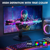 KOORUI 24 Inch Gaming Monitor, 165Hz 1080p 1ms IPS, Adaptive Sync, PC Monitor HDMI, Tilt Adjustable, Eye Care, VESA Wall Mountable (FHD 1920x1080, DisplayPort) BlackKOORUI