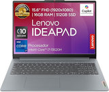Lenovo IdeaPad Slim 3 15IRH8 Laptop | 15.6" FHD Intel Core i7-13620H 16GB RAM 512GB SSD | Camera FHD 1080p | Windows 11/Arctic Grey(UPGRADE)