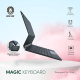 Magic Keyboard (Arabic/English) 500mAh by Green Lion Compatible with iPad 10.9/10th Gen. 2022, Foldable & Portable, High Sensitivity Touchpad, Backlight with Brightness AdjustableGreen Lion