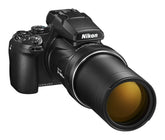 NIkon COOLPIX P1100 Superzoom Digital Camera | 125x Optical Zoom with Image Stabilization 16 MP 4K Ultra HD Video Wi - Fi Connectivity RAW Format and Rotating LCD Screen (Black)Nikon