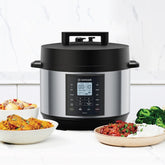Nutricook Smart Pot 2 Plus 1500 Watts - 9 Appliances in 1, Pressure Cooker, Slow Cooker, Rice Cooker, Steamer, Sauté Pot, Yogurt Maker, Soup Maker, Cake Maker, Food Warmer, 9.5L, Brushed SS/BlackVisit the Nutricook Store