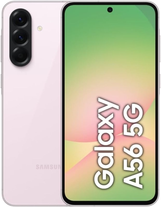 Samsung Galaxy A56 5G, Android Smartphone, 128GB Storage, 8GB RAM, Awesome Pink, 6x OS Upgrades, Large Display, Long Battery Life (UAE Version)Visit the SAMSUNG Store