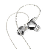 Shanling SONO Wired Earphone Triple - Driver Hybrid Earphones Affordable Hi - Fi Sound Two Dynamic Drivers Coaxial Design with Interchangeable Cable Sivler Affortable set for travellingVisit the Shanling Store