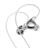 Shanling SONO Wired Earphone Triple - Driver Hybrid Earphones Affordable Hi - Fi Sound Two Dynamic Drivers Coaxial Design with Interchangeable Cable Sivler Affortable set for travellingVisit the Shanling Store