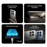 Xiaomi 14T 5G Mobile, Titan Gray (12GB RAM+512GB) | MediaTek 8300 ultra | 6.67" Amoled 144Hz display | Leica Triple Camera 50+50+12MP, 32MP Front camera with Xiaomi sound outdoorVisit the Xiaomi Store