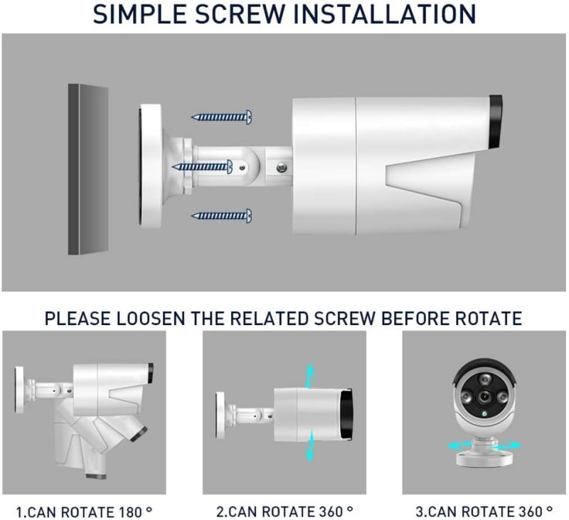 10CH 5MP/2K HD Wifi NVR KIT with 8pcs 3MP Bullet Wireless IP Mic Camera with 1TB Hardisk System Wireless NVR Kit P2P Outdoor IR Night Vision SecuritVisit the tomvision Store