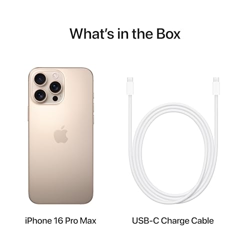Apple (Refurbished) iPhone 16 Pro Max (256 GB) - Desert Titanium