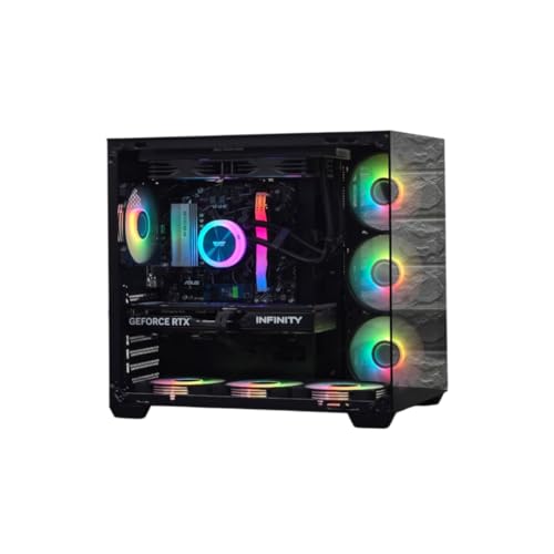 High Performance Gaming PC NVIDIA GeForce RTX 5070, 12GB 7 9800X3D, 32GB DDR5 RAM, 1TB NVMe SSD, Liquid Cooled, Windows 11PRO Ultra 4K Gaming & Streaming Ready