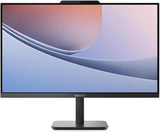 Lenovo AIO V100 All-in-One Desktop 23.8" FHD IPS Display, Intel N100 (i3 Alternative), 16GB DDR4, 512GB SSD, Wi-Fi 6, Windows 11 Pro, Wired Keyboard & Mouse, (Black-Upgraded)