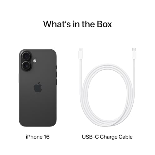 Apple (Refurbished) iPhone 16 (256 GB) - Black
