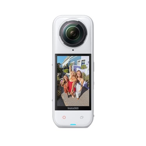 Insta360 X5 Satin White - 8K 360 Camera with Dual 1/1.28" Sensors