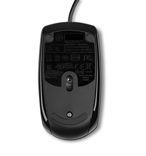 HP X500 Black Wired USB Mouse