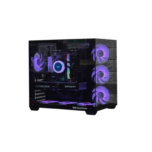 High Performance Gaming PC NVIDIA GeForce RTX 5070, 12GB 7 9800X3D, 32GB DDR5 RAM, 1TB NVMe SSD, Liquid Cooled, Windows 11PRO Ultra 4K Gaming & Streaming Ready