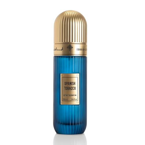 IBRAHEEM AL.QURASHI Spanish Tobacco 100ml EXTRAIT DE PARFUM - Long Lasting - UNISEX Perfume For Men and Women