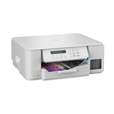Brother Wireless All-in-One Ink Tank Printer, DCP-T536DW, Automatic Duplex Print, Wireless and Mobile Print, Compact Design, White