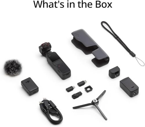 DJI Pocket 2 Creator Combo 3-Axis Camera Gimbal 4K 64MP 8x Zoom, UAE Version with Official Warranty Support