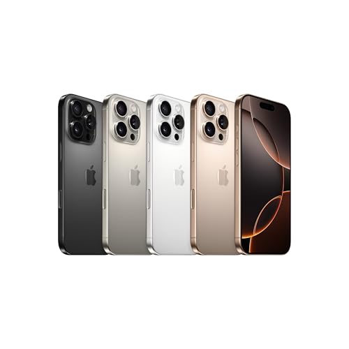 Apple (Refurbished) iPhone 16 Pro (256GB) Desert Titanium - Dual eSIM (US Version)
