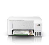 Epson EcoTank L3256 Home ink tank printer A4, colour, 3 in 1 with WiFi and SmartPanel App connectivity, White, Compact