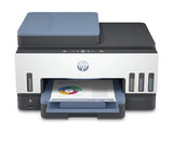 HP Smart Tank 795 All-in-One Printer wireless, Print, Scan, Copy, Fax, Auto Duplex Printing, Document Feeder, Print up to 18000 black or 8000 color pages, White/Blue [28B96A]