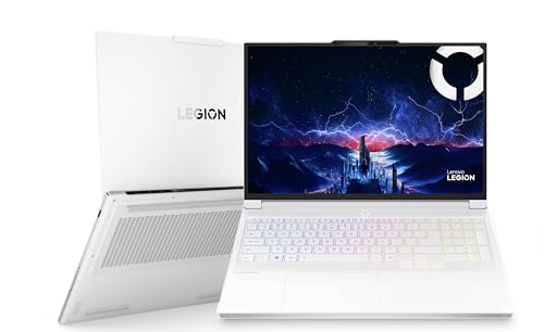 Lenovo Legion 7 16IA10 Gaming Laptop, 16-inch, Intel Core Ultra 9 275HX Processor, NVIDIA GeForce RTX 5070 8GB GDDR7, 32GB RAM, 2TB Gen4 SSD, WIN 11 Home, Ara/Eng Keyboard, Glacier White, 83KY0074AX